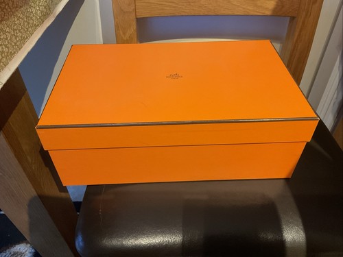 Authentic hermes orange empty - authentic,