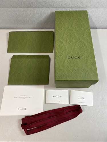 Gucci empty green shoe - green, shoe/gift