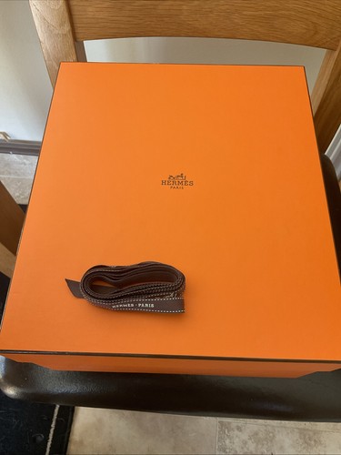 Authentic hermes empty orange - empty,