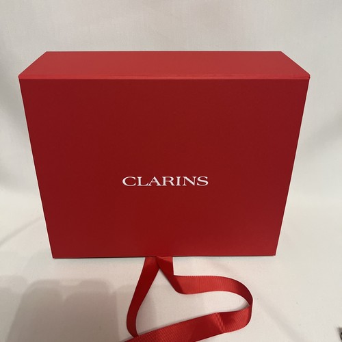 Clarins empty gift box self - box,