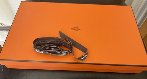 Authentic hermes empty orange - authentic,