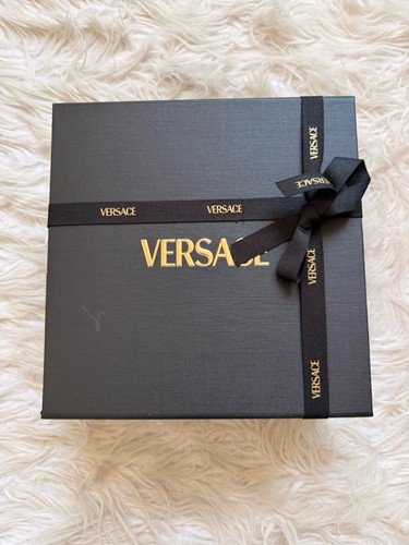 Empty versace gift box with - empty,