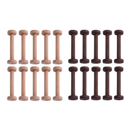 10pcs wooden empty spools - empty,