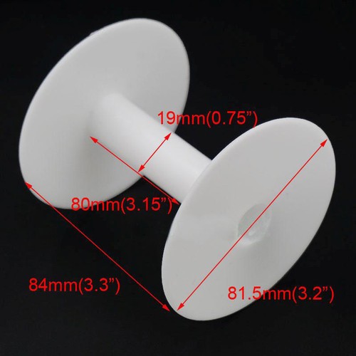 Empty plastic wire spools - wire,