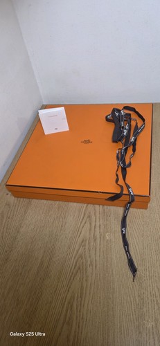 Hermes empty gift box ribbon - gift,